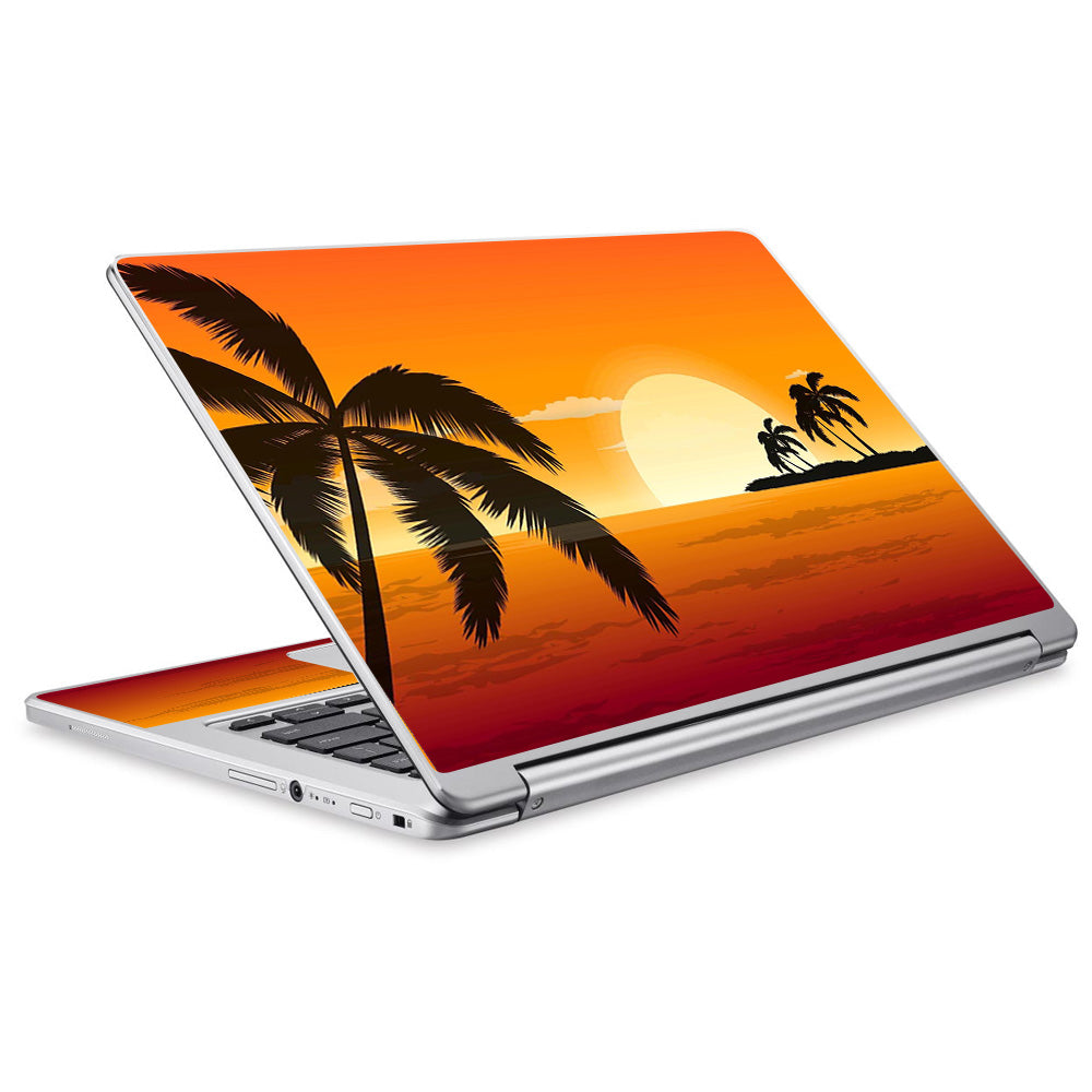  Palm Trees At Sunset Acer Chromebook R13 Skin
