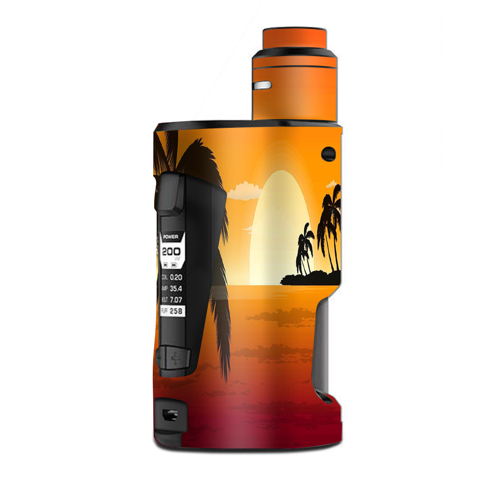  Palm Trees At Sunset G Box Squonk Geek Vape Skin