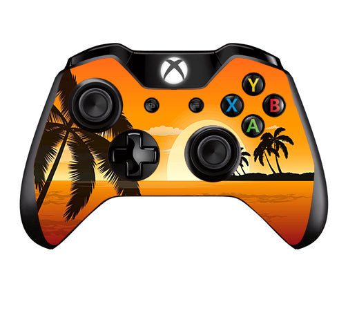  Palm Trees At Sunset Microsoft Xbox One Controller Skin