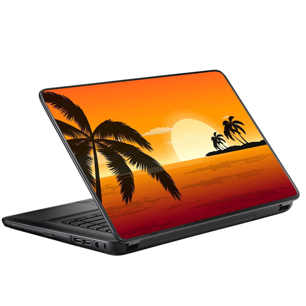  Palm Trees At Sunset Universal 13 to 16 inch wide laptop Skin