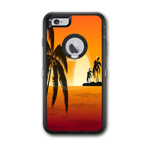  Palm Trees At Sunset Otterbox Defender iPhone 6 PLUS Skin