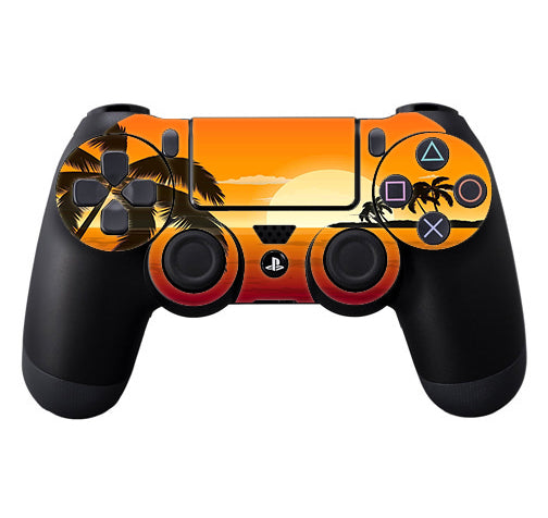  Palm Trees At Sunset Sony Playstation PS4 Controller Skin