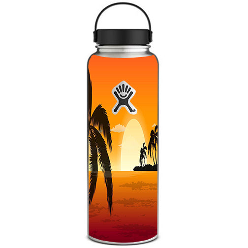  Palm Trees At Sunset Hydroflask 40oz Wide Mouth Skin