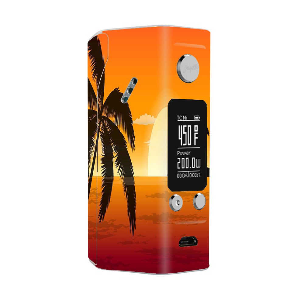  Palm Trees At Sunset Wismec Reuleaux RX200S Skin