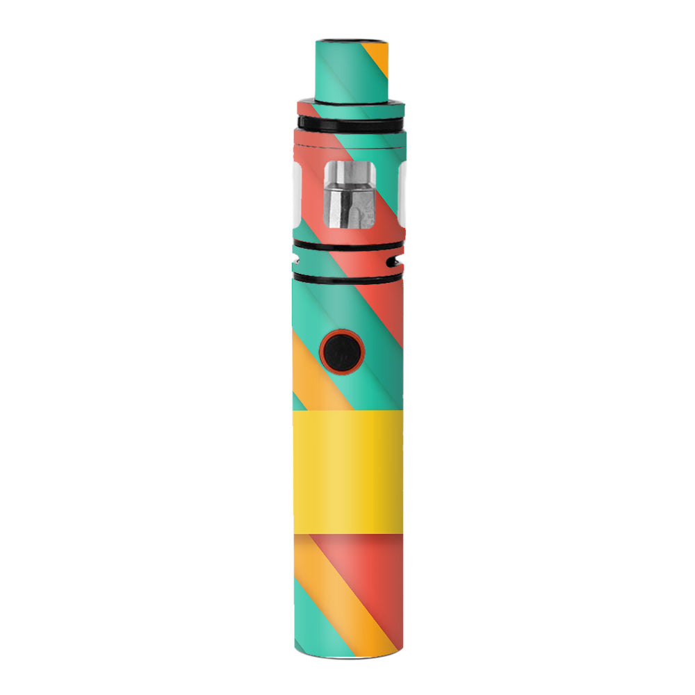  Turquoise Blue Yellow Smok Stick V8 Skin