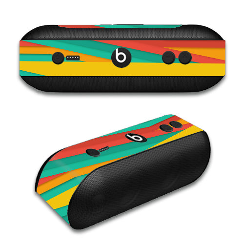  Turquoise Blue Yellow Beats by Dre Pill Plus Skin