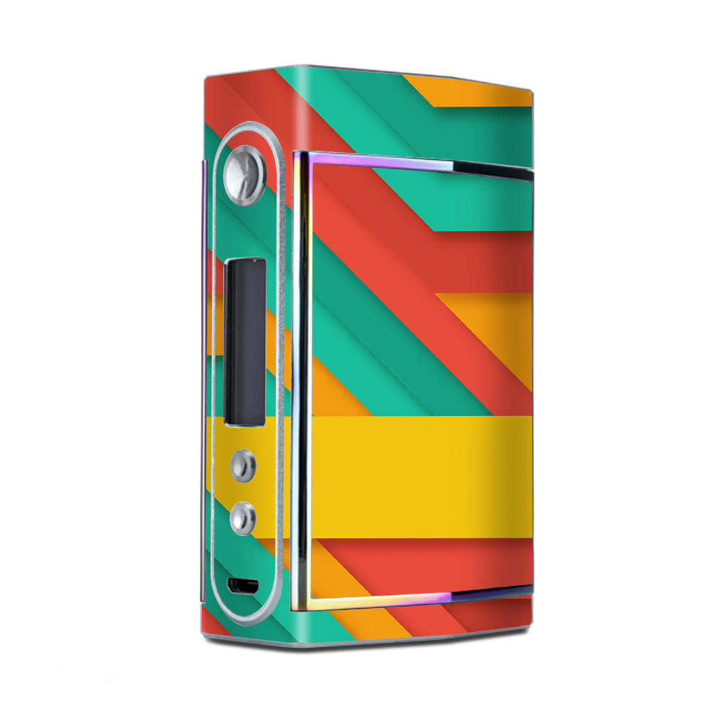  Turquoise Blue Yellow Too VooPoo Skin