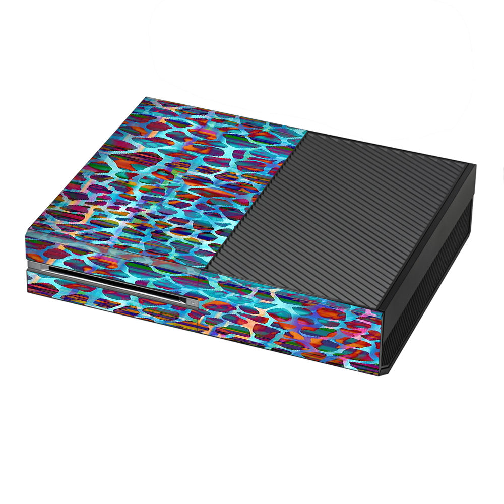  Colorful Leopard Print Microsoft Xbox One Skin