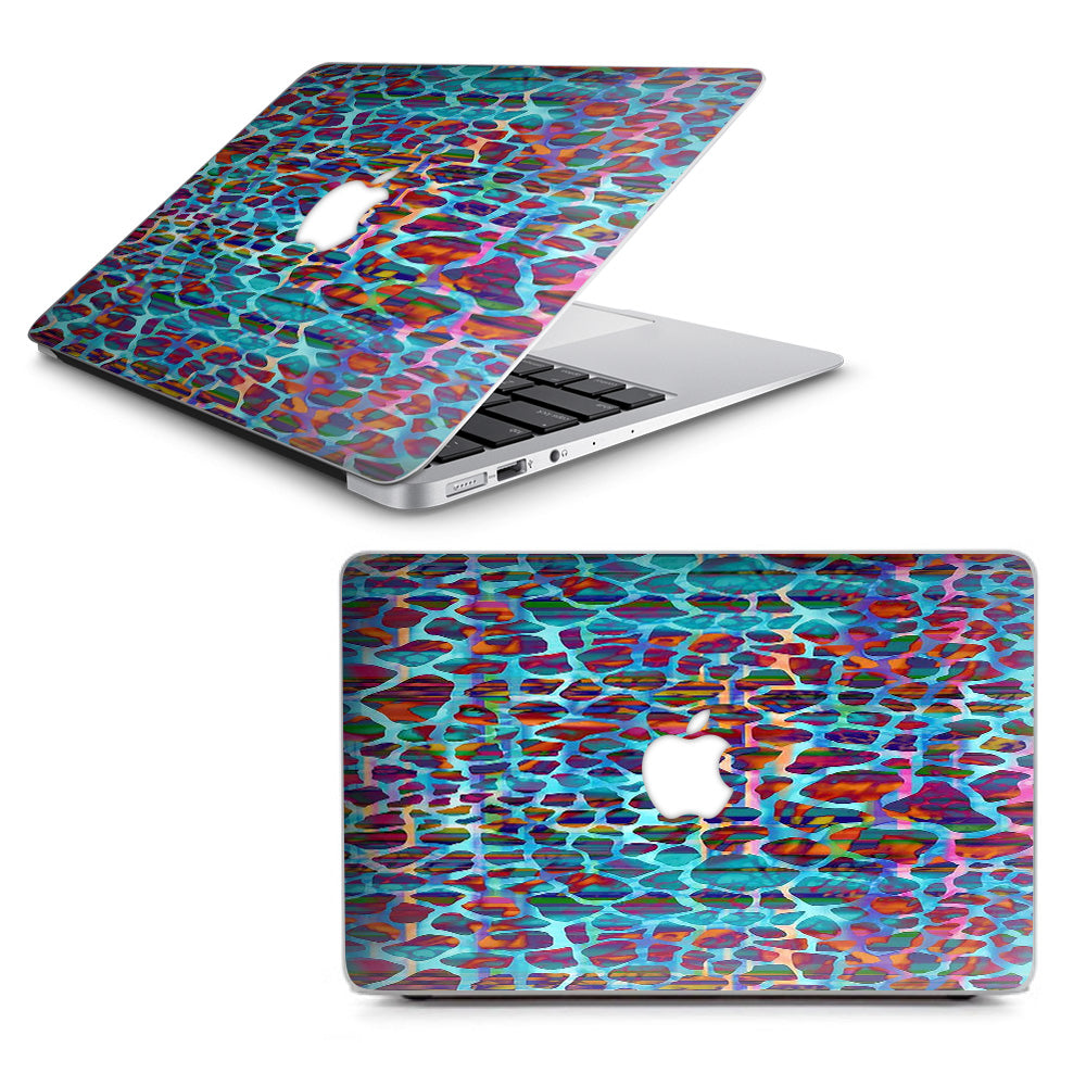  Colorful Leopard Print Macbook Air 13" A1369 A1466 Skin