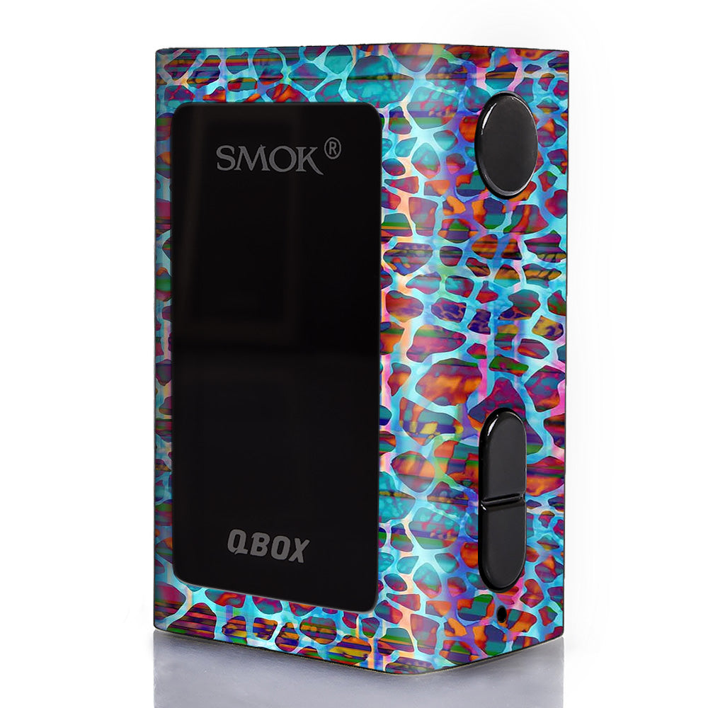  Colorful Leopard Print Smok Q-Box Skin