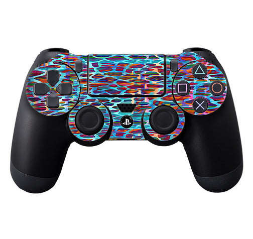  Colorful Leopard Print Sony Playstation PS4 Controller Skin