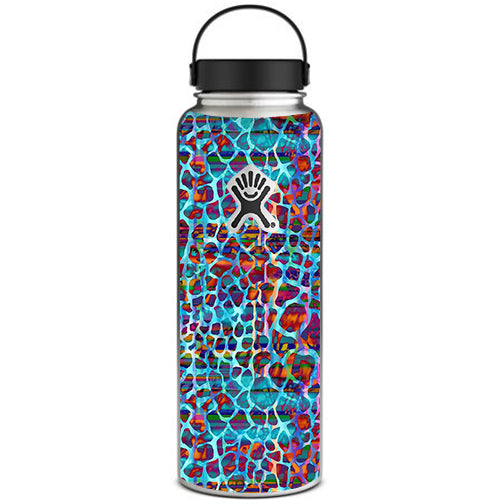  Colorful Leopard Print Hydroflask 40oz Wide Mouth Skin