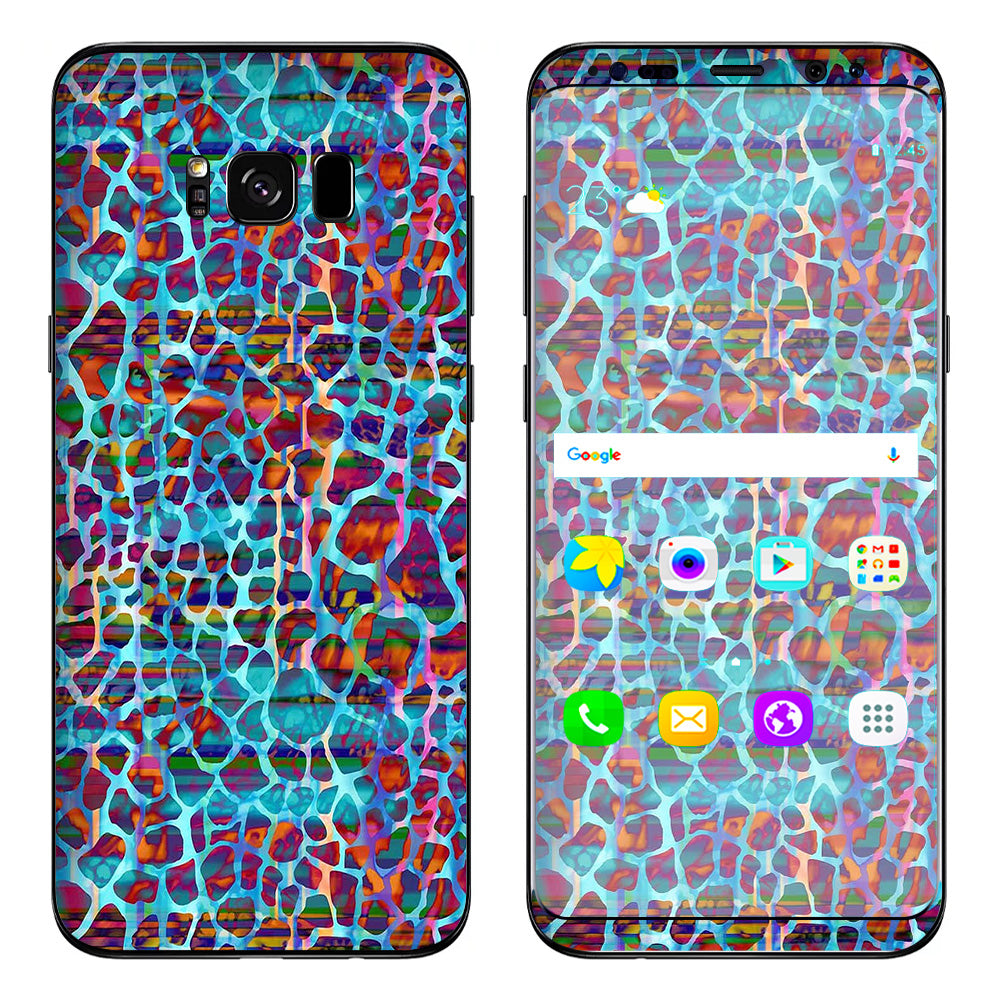  Colorful Leopard Print Samsung Galaxy S8 Plus Skin
