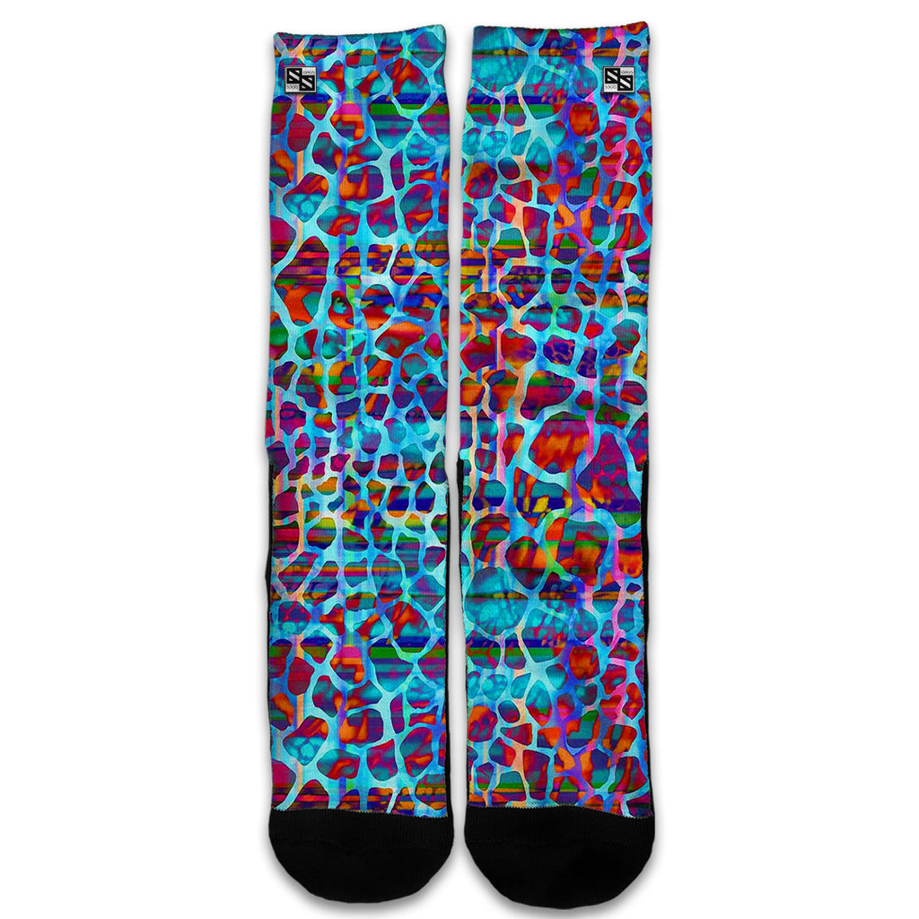  Colorful Leopard Print Universal Socks