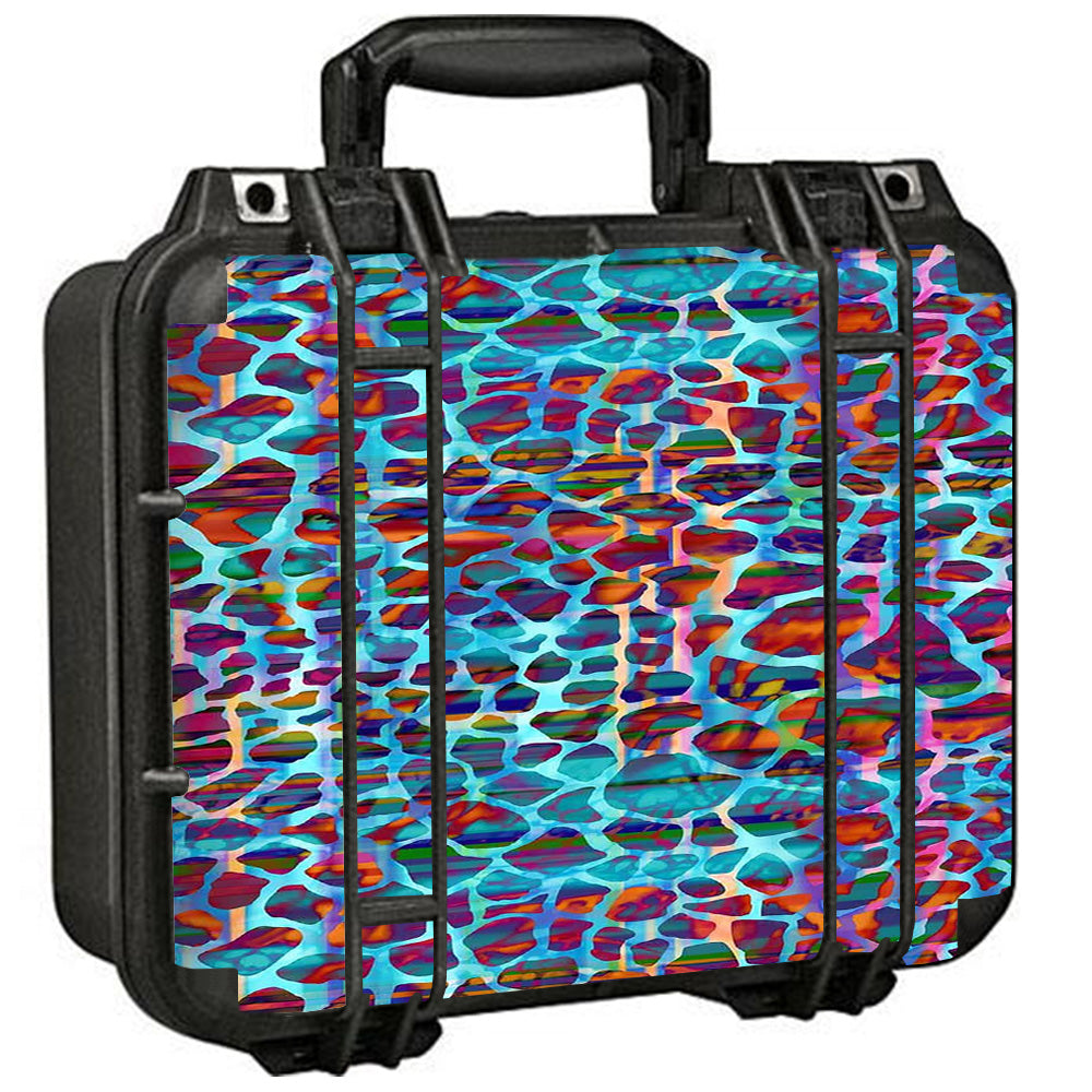  Colorful Leopard Print Pelican Case 1400 Skin