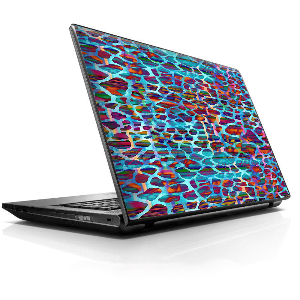  Colorful Leopard Print Universal 13 to 16 inch wide laptop Skin