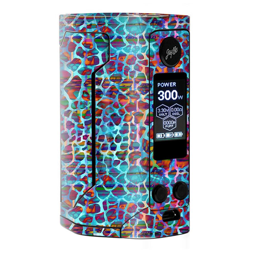  Colorful Leopard Print Wismec RX Gen 3 Skin