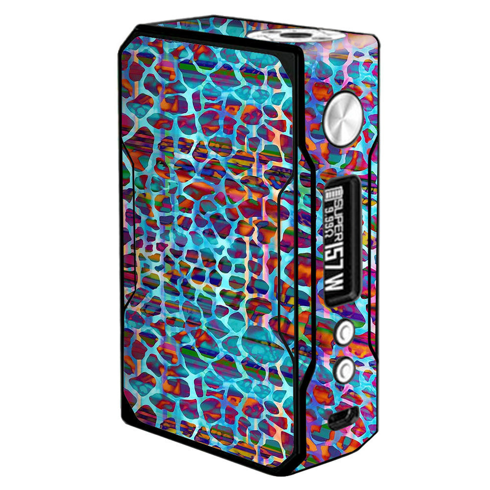  Colorful Leopard Print Voopoo Drag 157w Skin