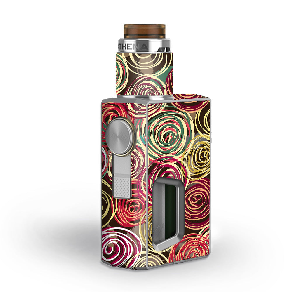  Round Swirls Abstract Geekvape Athena Squonk Skin