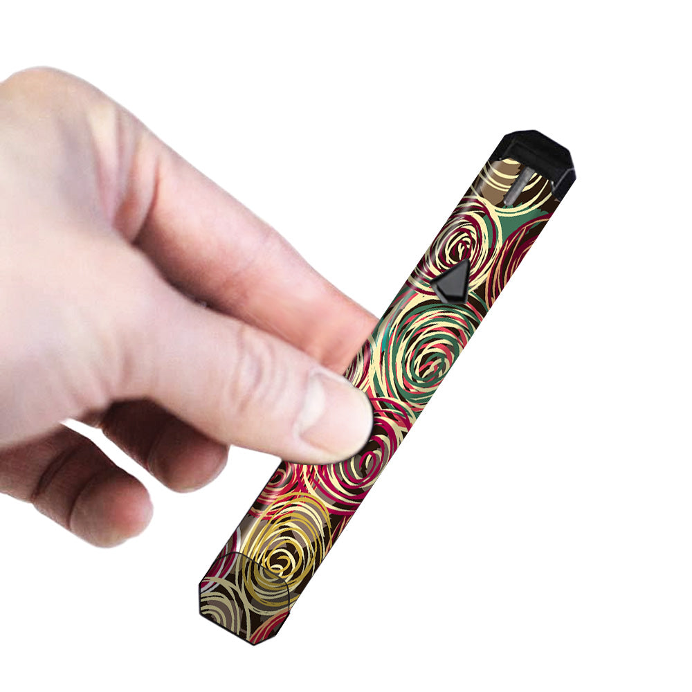  Round Swirls Abstract Limitless Pulse Ply Rock Skin
