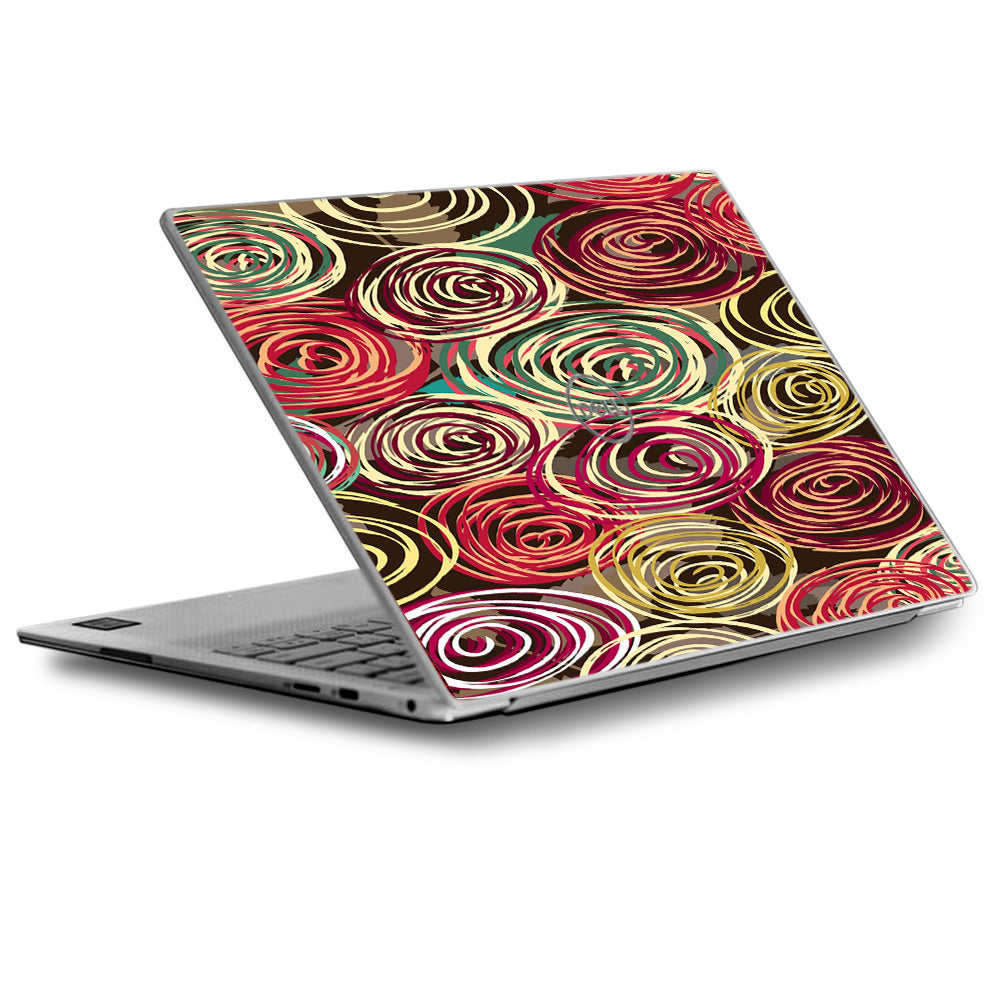  Round Swirls Abstract Dell XPS 13 9370 9360 9350 Skin