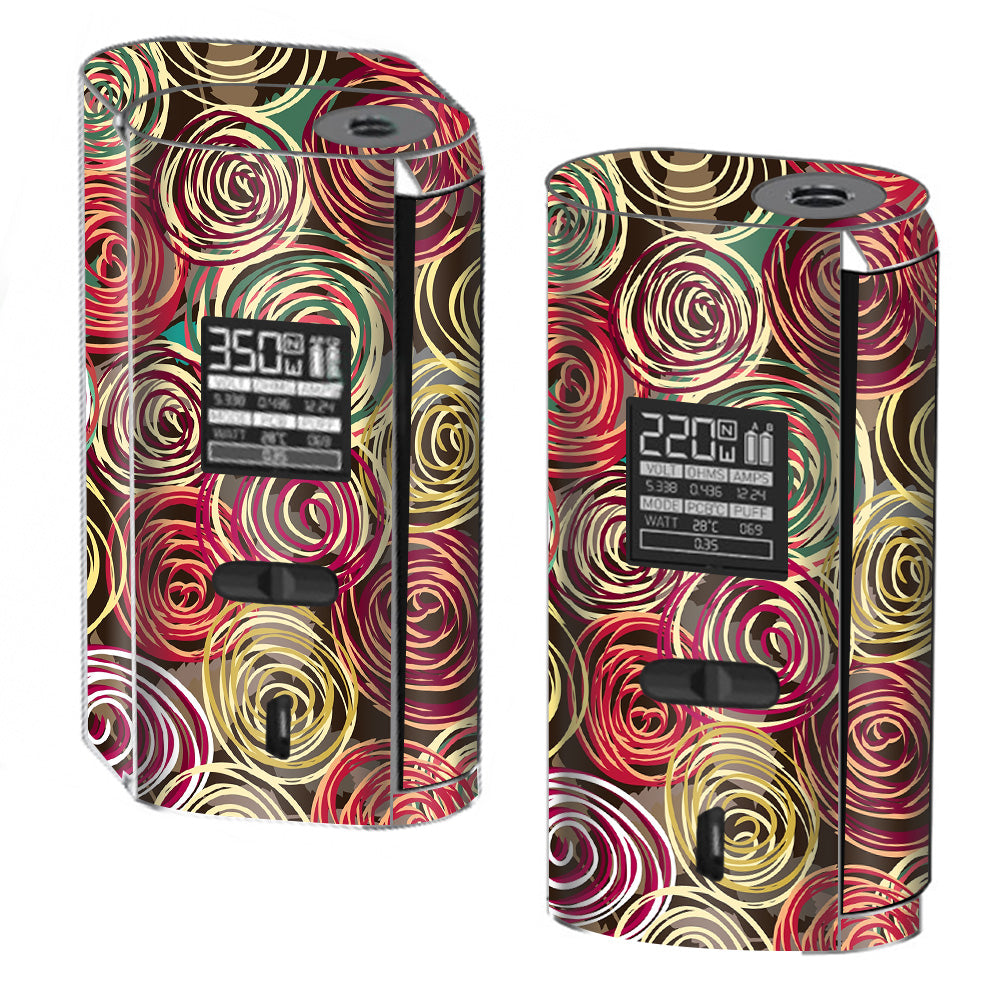  Round Swirls Abstract Smok GX2/4 350w Skin