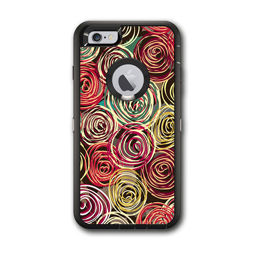  Round Swirls Abstract Otterbox Defender iPhone 6 PLUS Skin