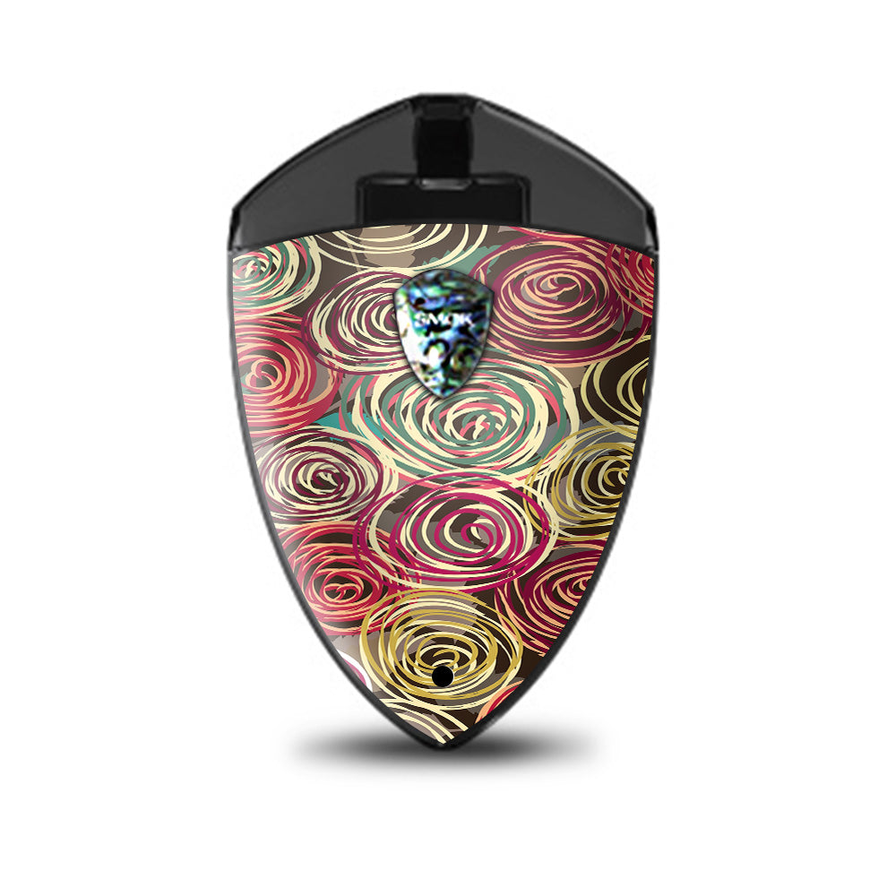  Round Swirls Abstract Smok Rolo Badge Skin