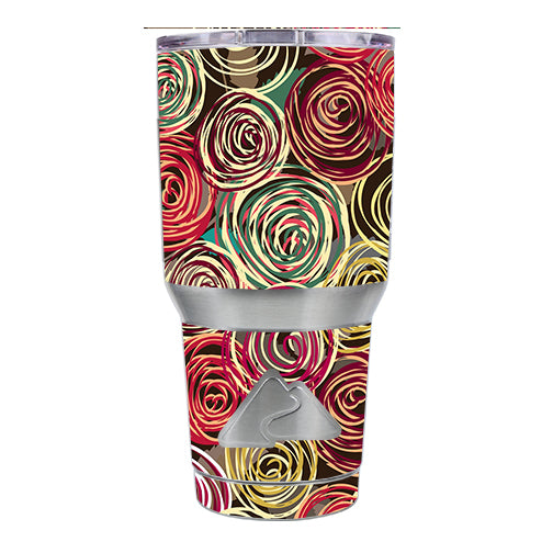 Round Swirls Abstract Ozark Trail 20oz Tumbler Skin