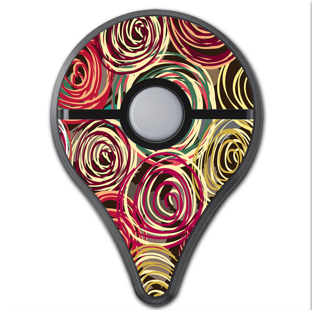  Round Swirls Abstract Pokemon Go Plus Skin