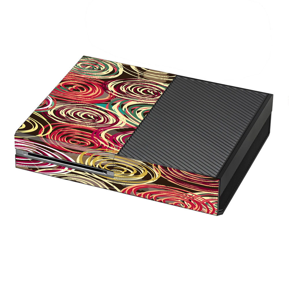  Round Swirls Abstract Microsoft Xbox One Skin