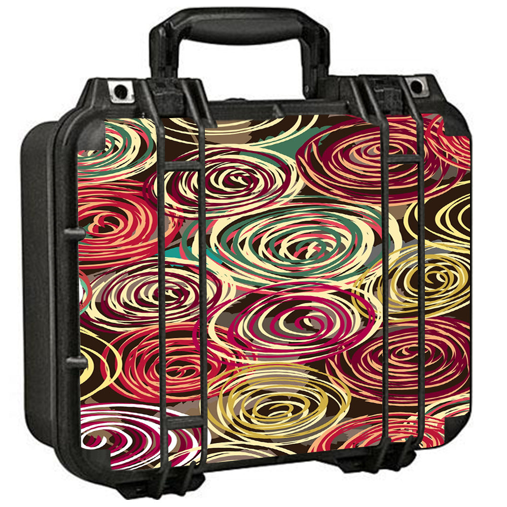  Round Swirls Abstract Pelican Case 1400 Skin