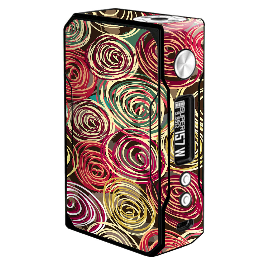  Round Swirls Abstract Voopoo Drag 157w Skin