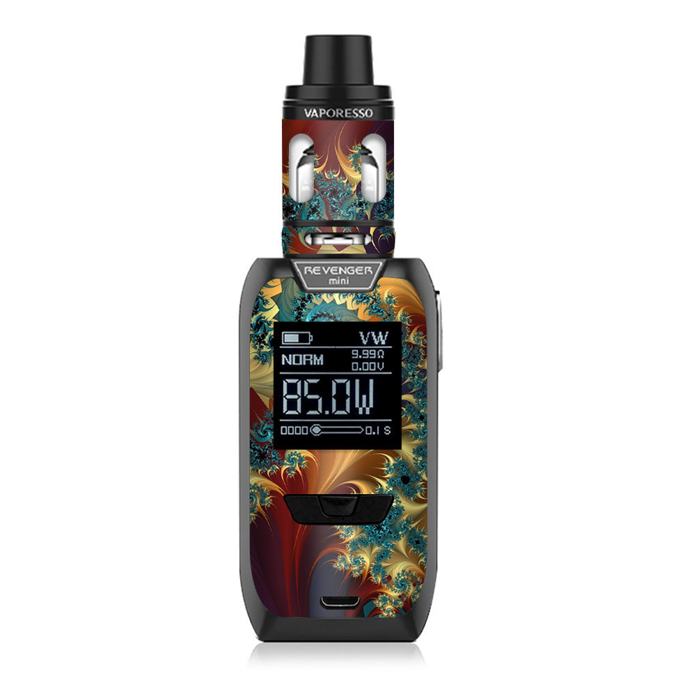  Trippy Floral Swirl Vaporesso Revenger Mini 85w Skin