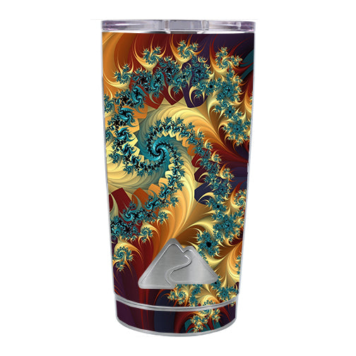  Trippy Floral Swirl Ozark Trail 20oz Tumbler Skin