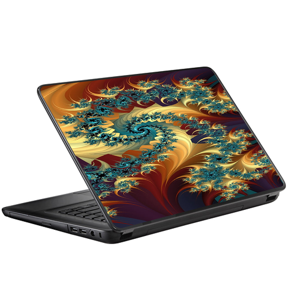  Trippy Floral Swirl Universal 13 to 16 inch wide laptop Skin
