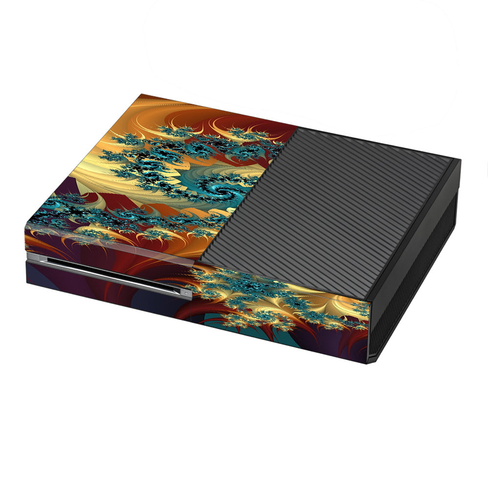  Trippy Floral Swirl Microsoft Xbox One Skin