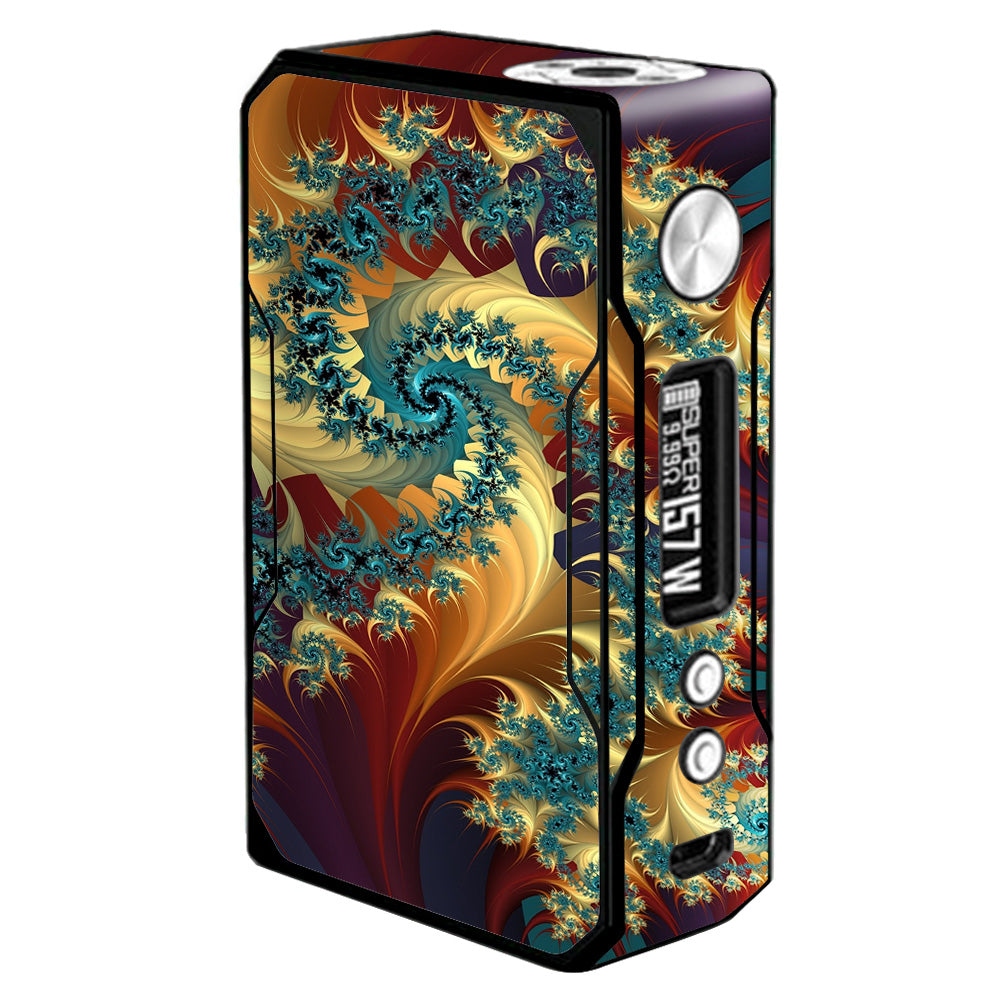  Trippy Floral Swirl Voopoo Drag 157w Skin