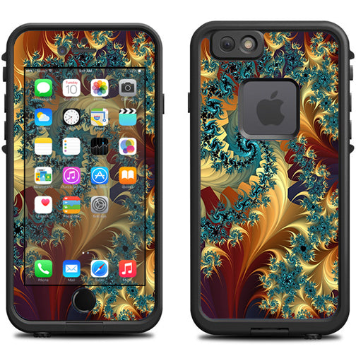  Trippy Floral Swirl Lifeproof Fre iPhone 6 Skin