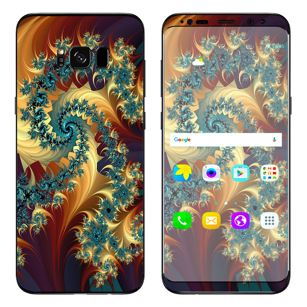  Trippy Floral Swirl Samsung Galaxy S8 Plus Skin