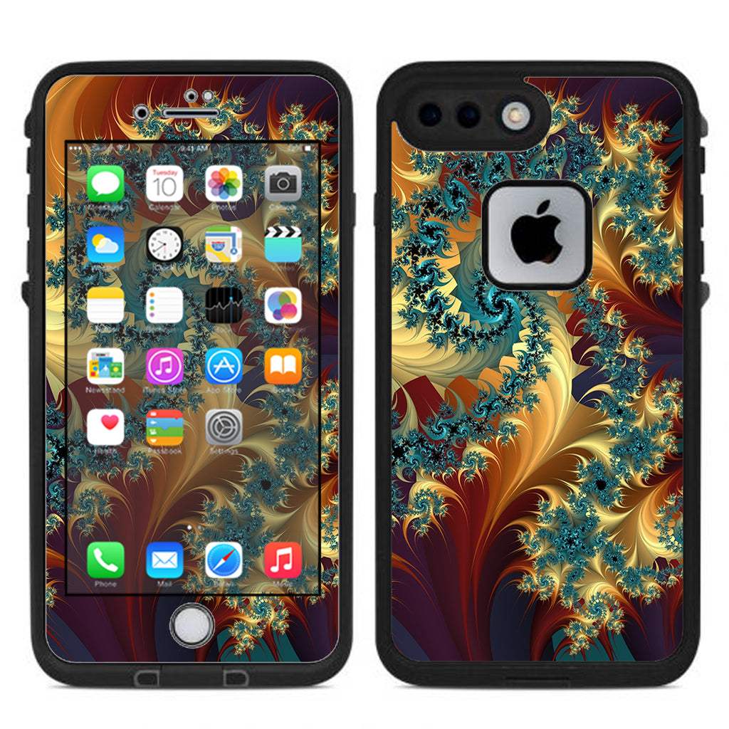  Trippy Floral Swirl Lifeproof Fre iPhone 7 Plus or iPhone 8 Plus Skin