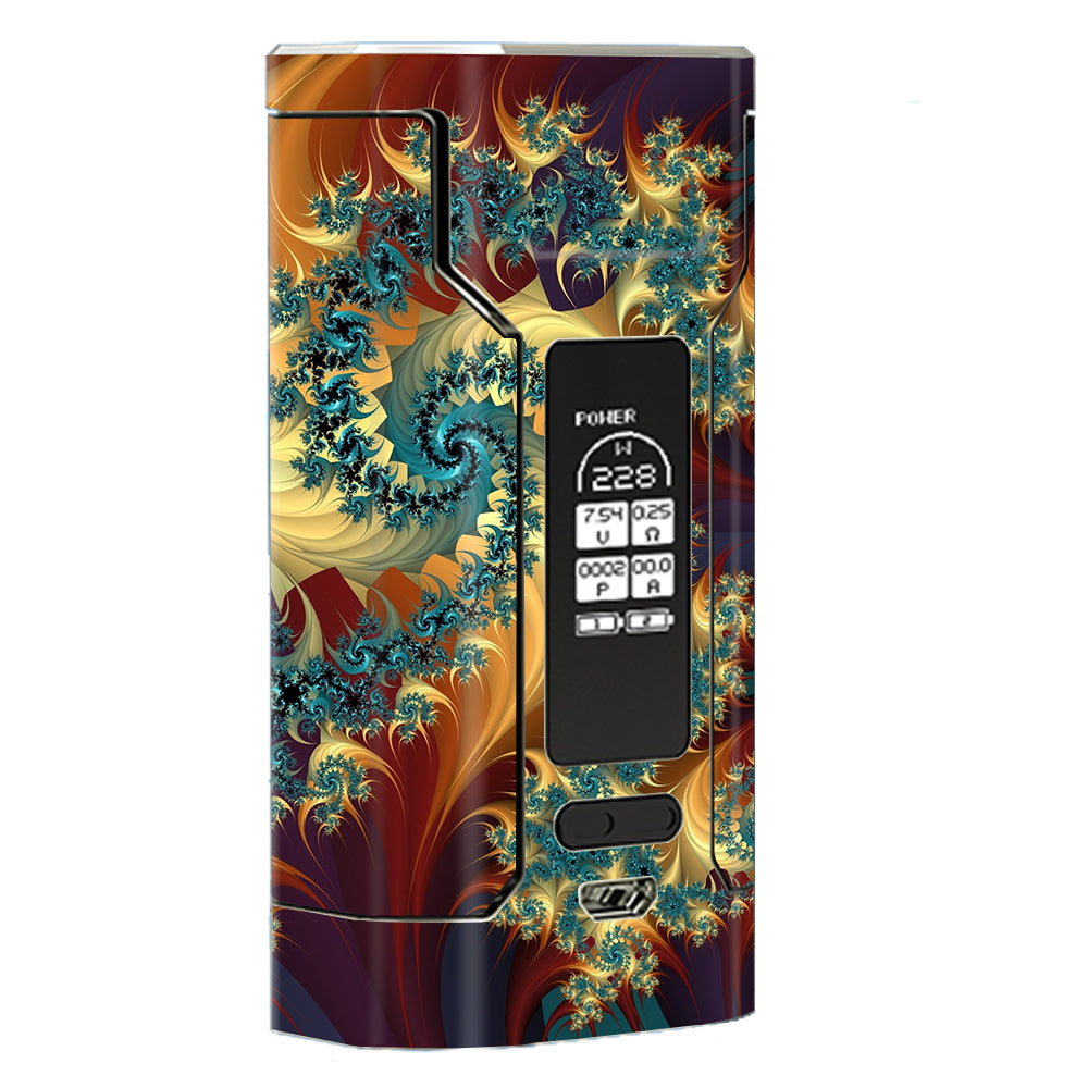 Trippy Floral Swirl Wismec Predator 228 Skin