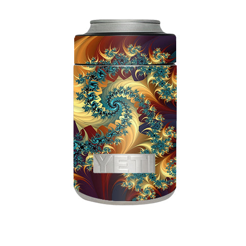  Trippy Floral Swirl Yeti Rambler Colster Skin