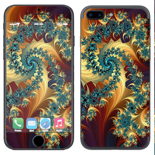  Trippy Floral Swirl Apple  iPhone 7+ Plus / iPhone 8+ Plus Skin