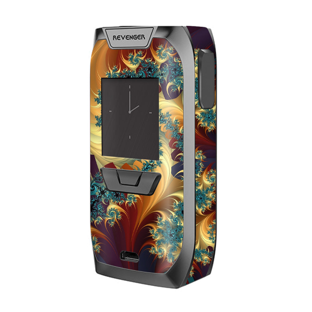  Trippy Floral Swirl Vaporesso Revenger Skin