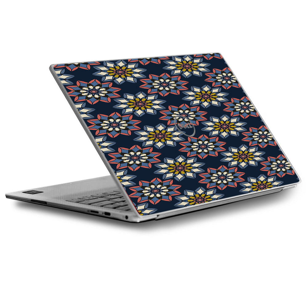  Retro Flowers Pattern Dell XPS 13 9370 9360 9350 Skin