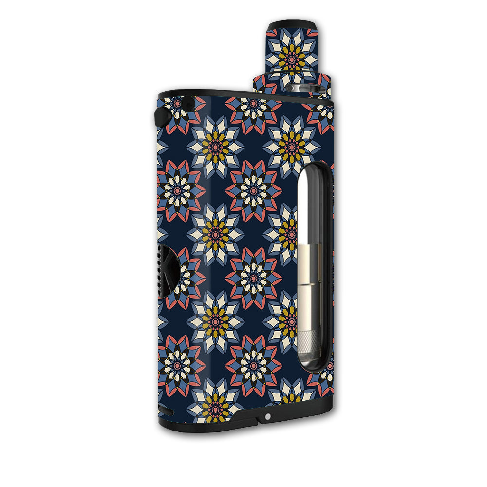  Retro Flowers Pattern Kangertech Cupti Skin