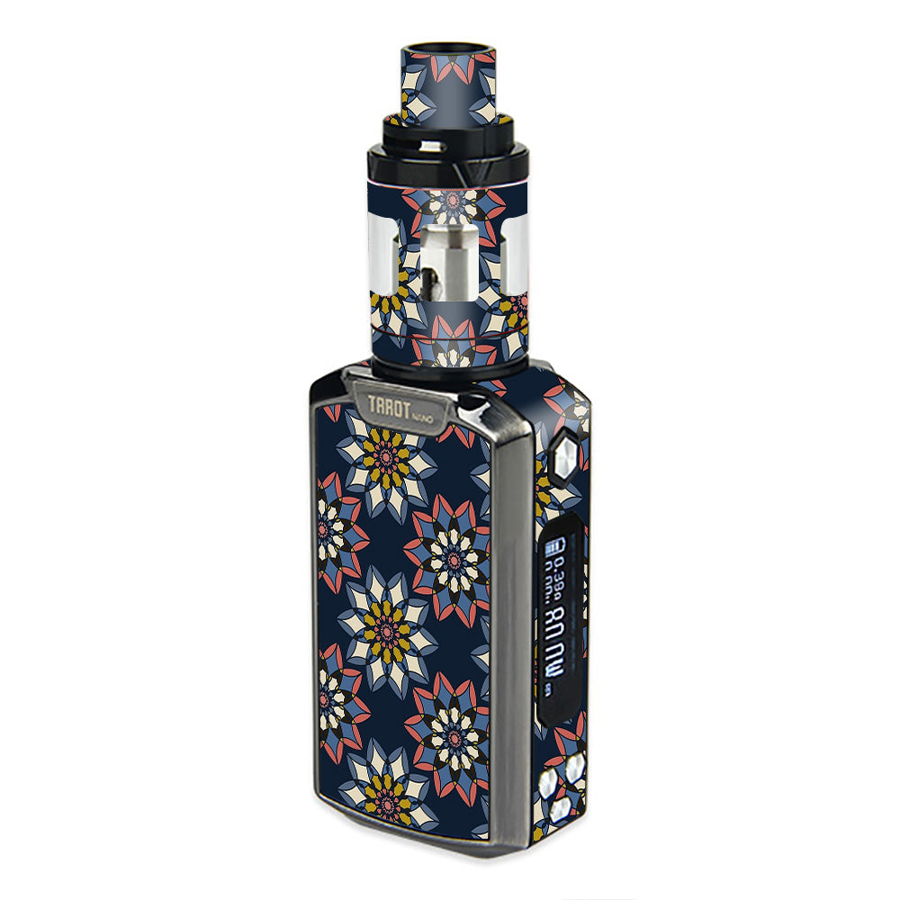  Retro Flowers Pattern Vaporesso  Tarot Nano Skin