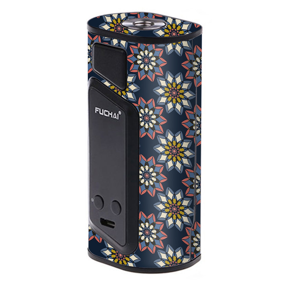  Retro Flowers Pattern Sigelei Fuchai Duo-3 Skin