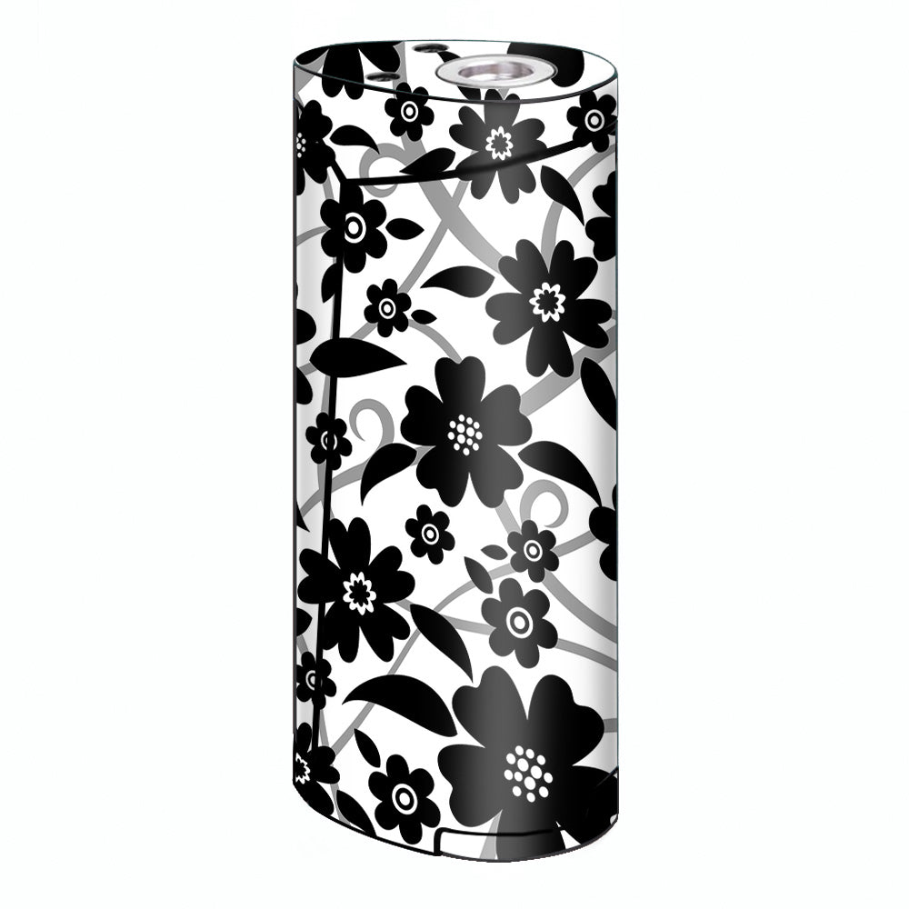  Black White Flower Print Smok Priv V8 60w Skin